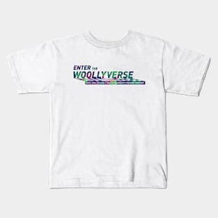 Woollyverse Logo Paint 1 Kids T-Shirt